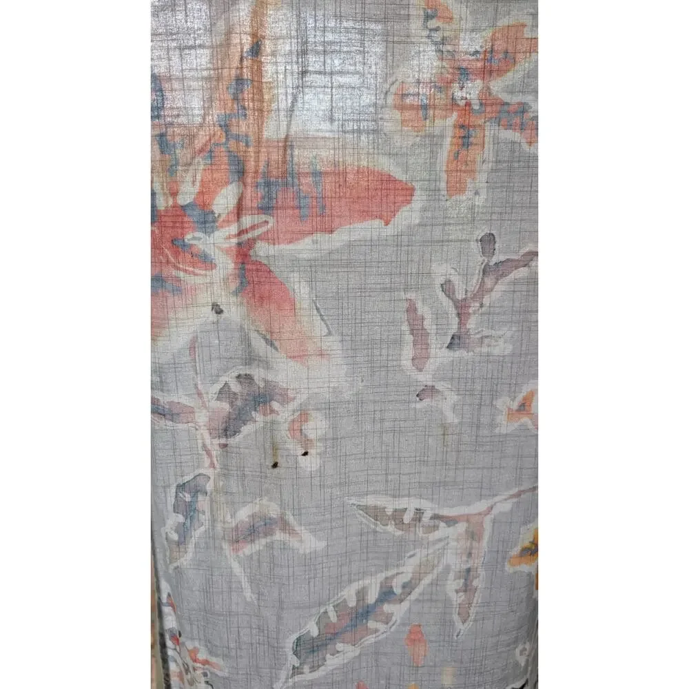 Anthropologie 100% Cotton Winslow Shower Curtain, 70